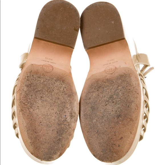 CHANEL Authentic 2012 interlocking CC Chanel wedges - Picture 5 of 5